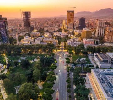 Skanderbeg Square in Tirana Albania – Day tour from Vlora